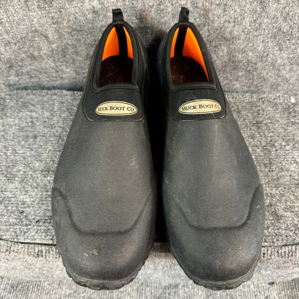 Muck Boot Co Muckster II Low Garden Shoes Black Mens 10 Waterproof Slip On